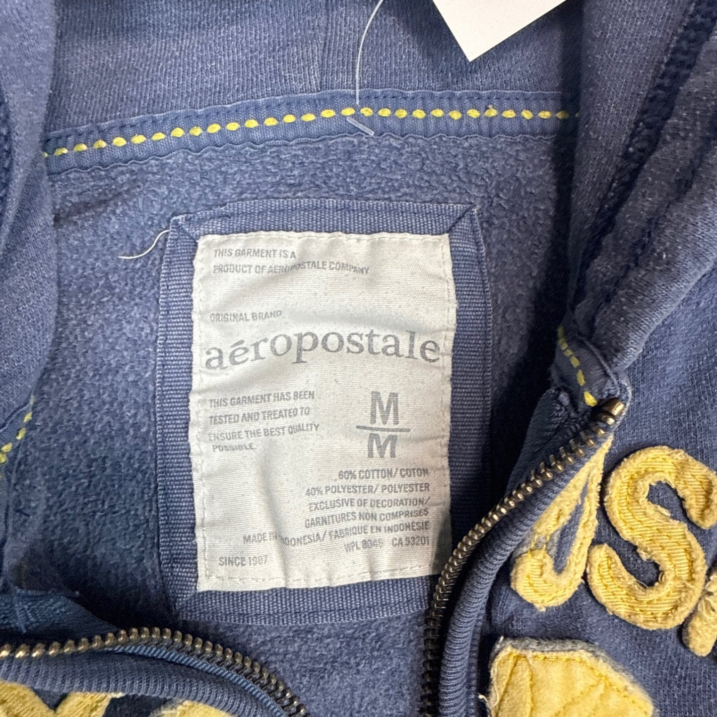 Aeropostale New York Hoodie - Blue (M)