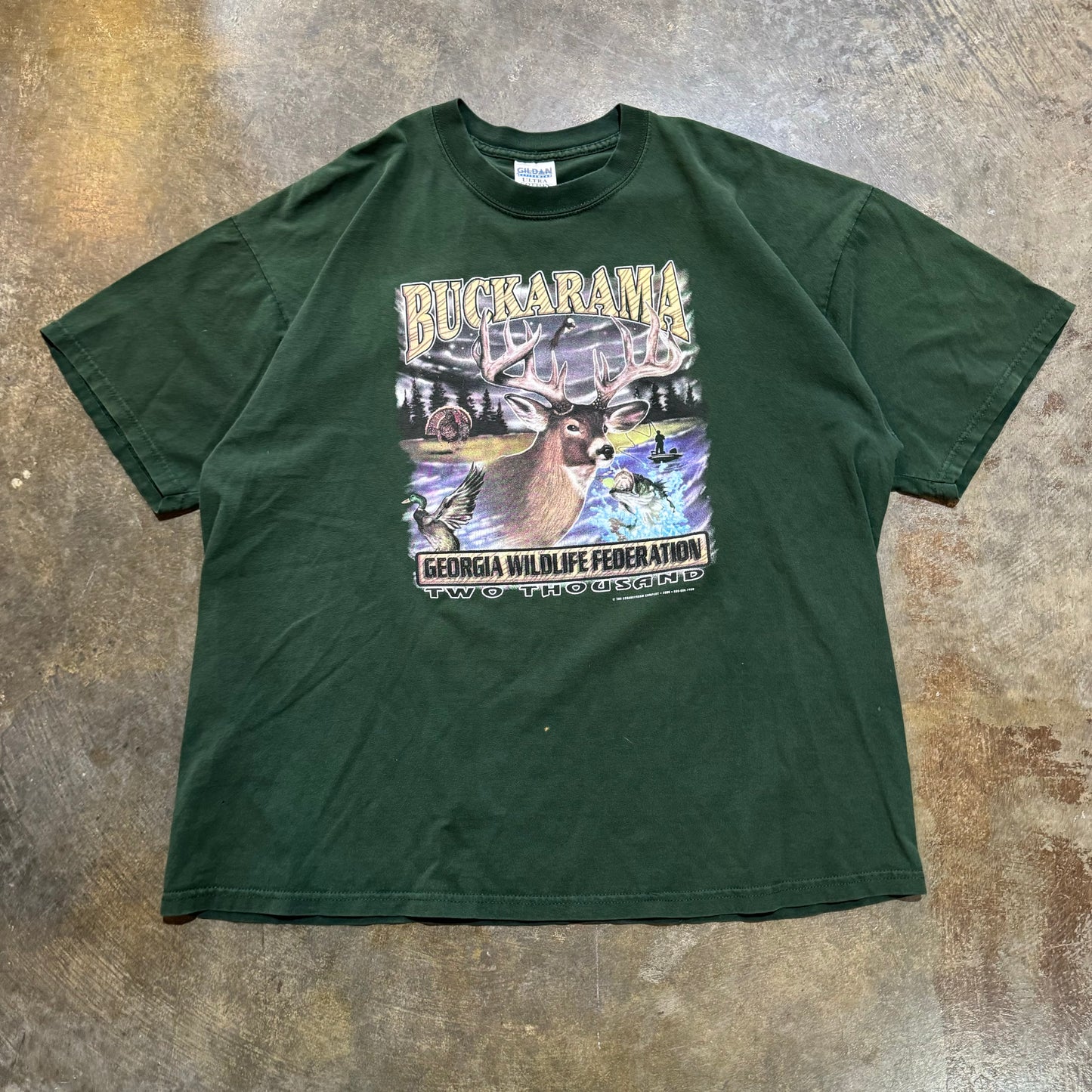 Buckarama Green Deer Tee