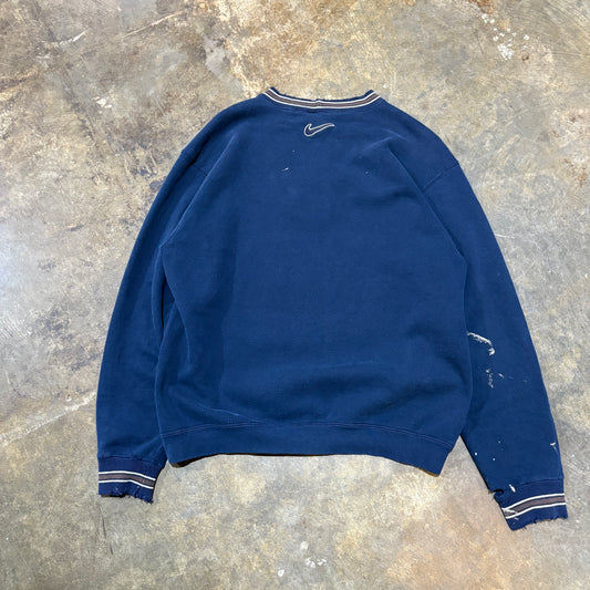 Nike Swoosh Distressed Sweatshirt