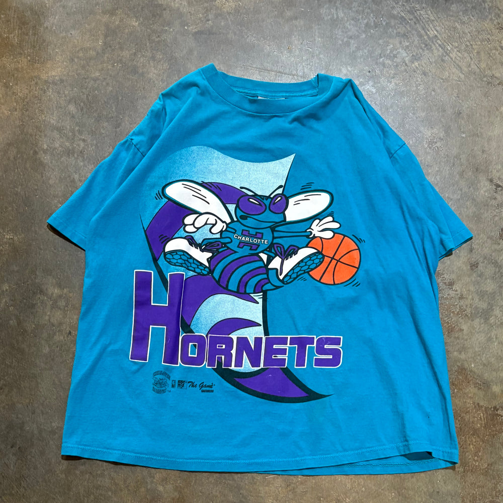 Teal Charlotte Hornets Big Graphic The Game Tee