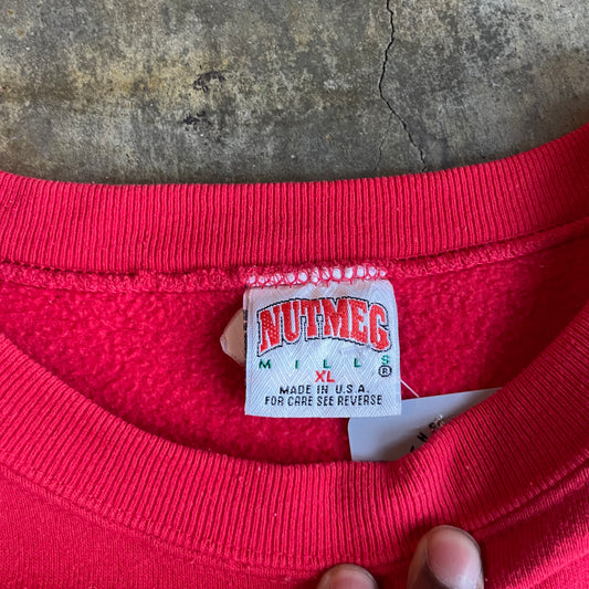 Red Portland Blazers Crew