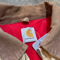Tan Thrashed Carhartt Santa Fe Jacket Broken Zipper