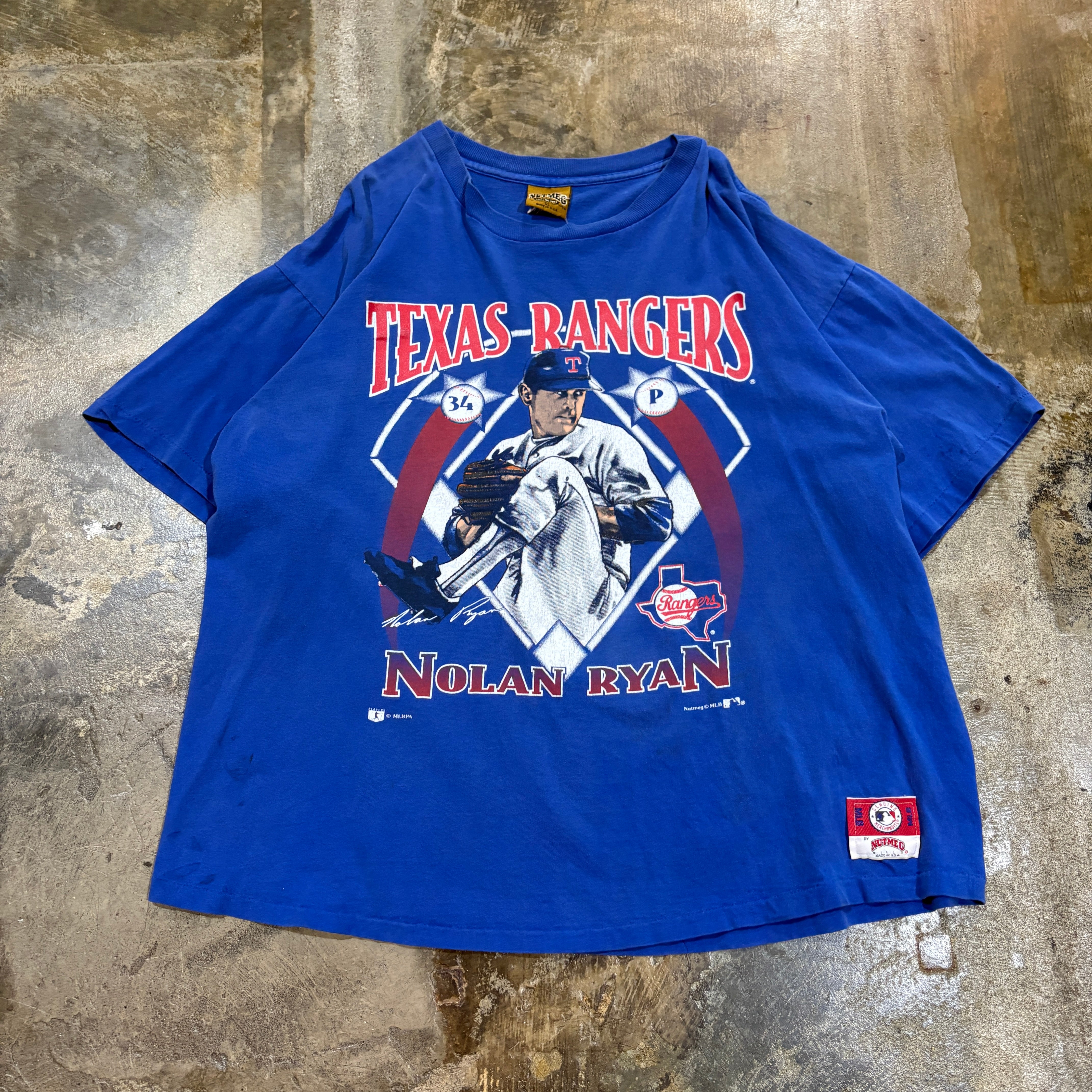 Texas Rangers Nolan ryan Nutmeg Card Tee
