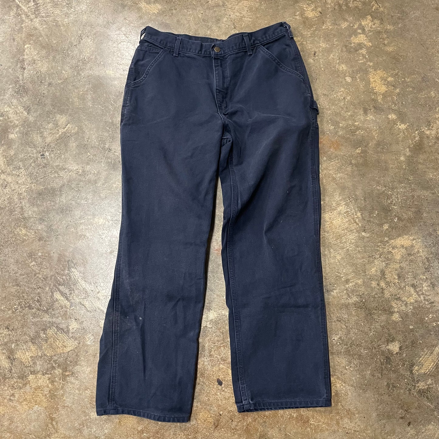 Navy Carhartt Dungaree Pants 4