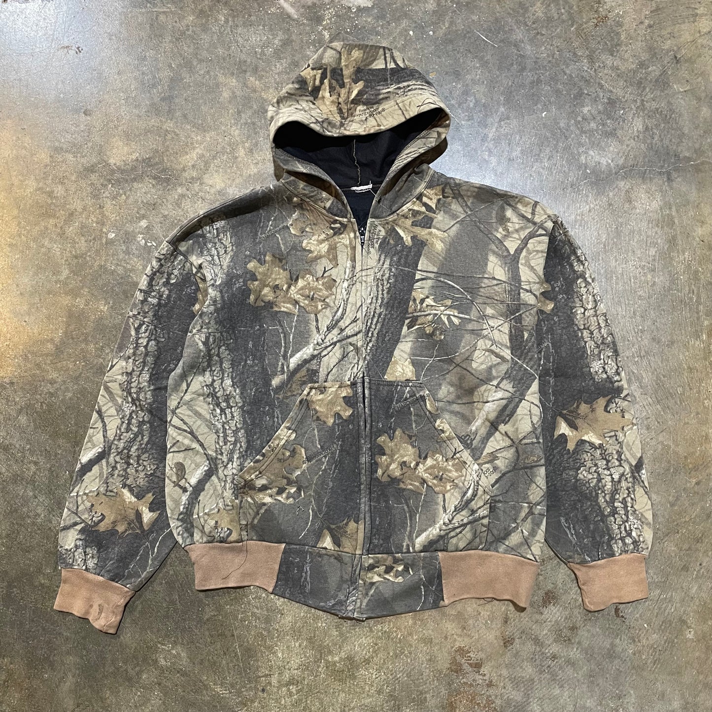 Realtree Hardwoods Camo Zip Up Hoodie