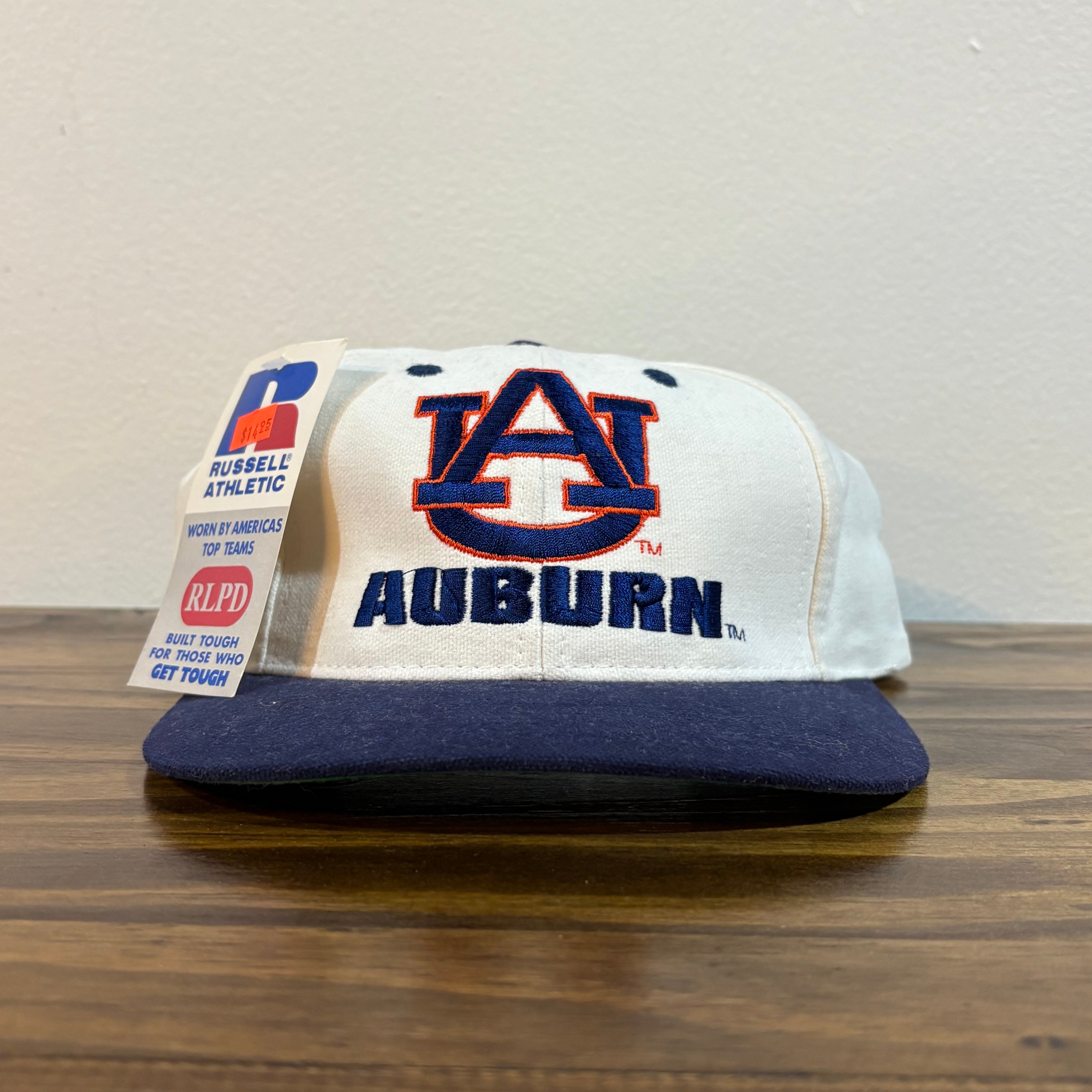 White and Navy Auburn Russell Snap