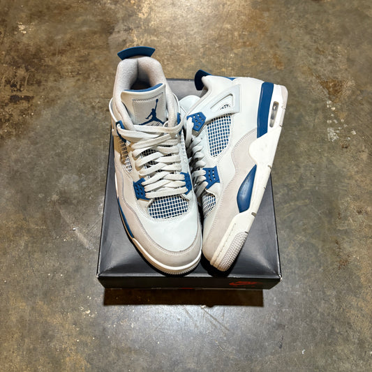 Jordan 4 Miliary Blue