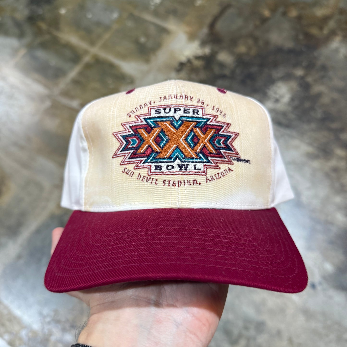 1996 Super Bowl Red Brim Hat
