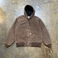 Brown Carhartt Hooded Jacket1