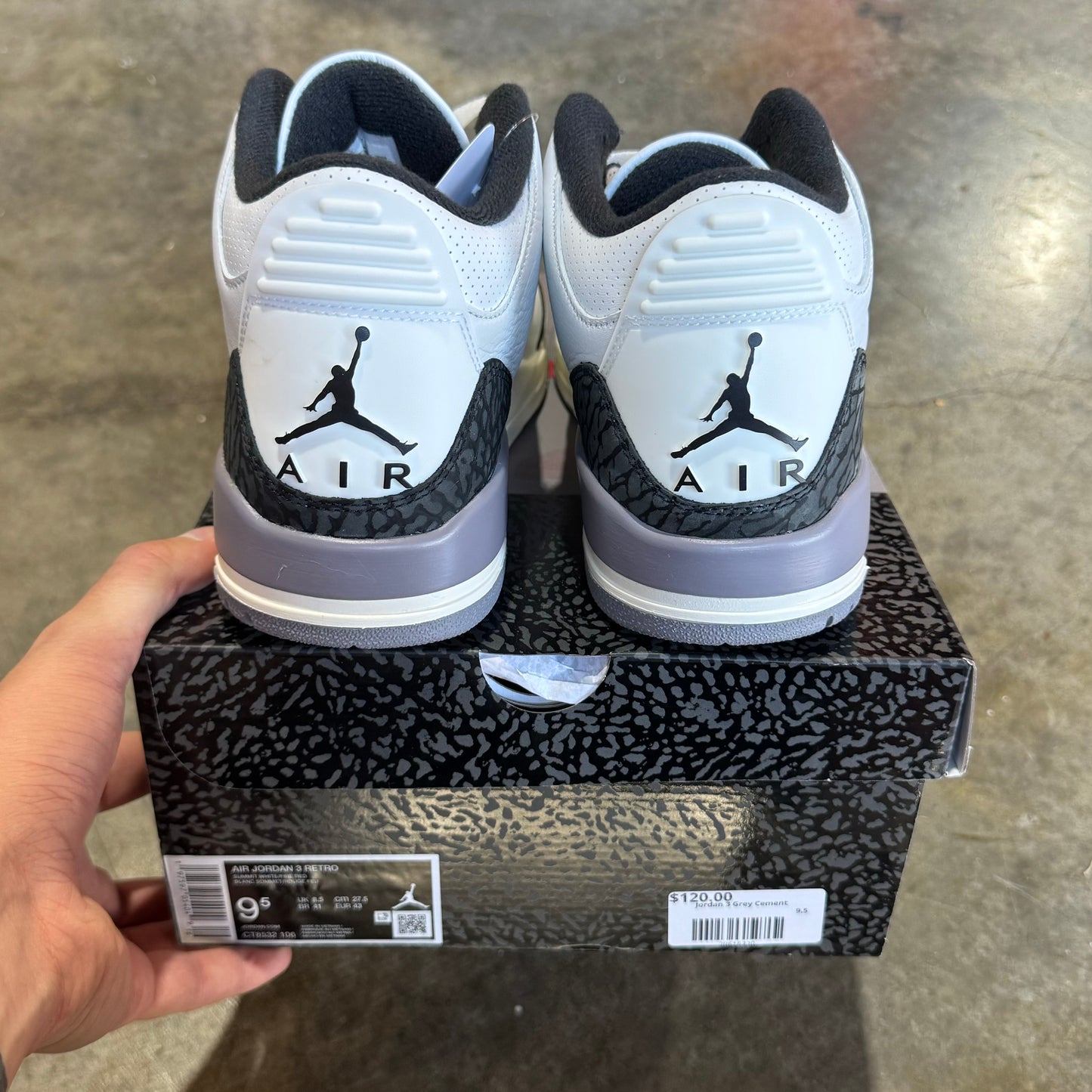 Jordan 3 Grey Cement