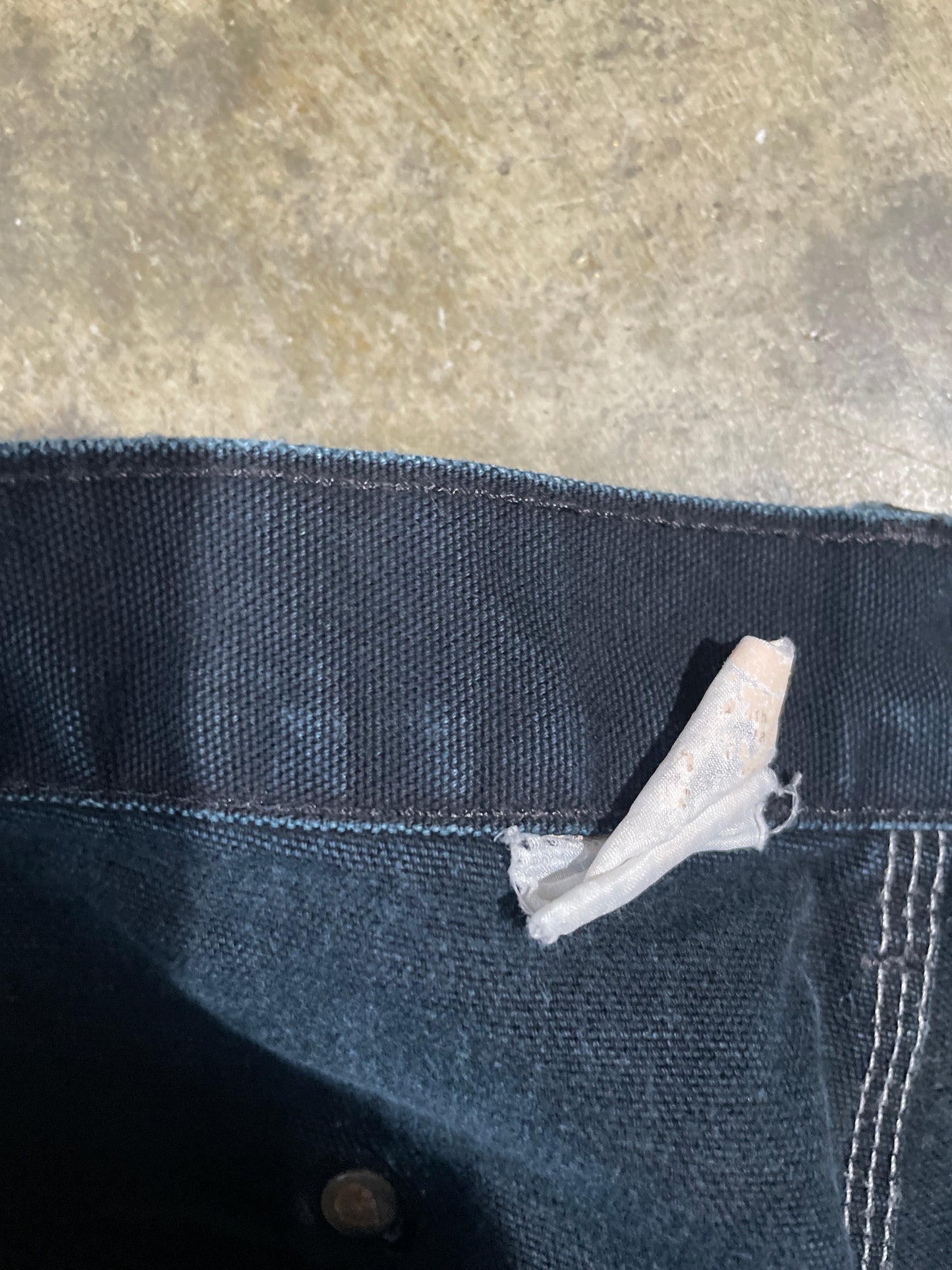 Dark Black Double Knee Work Pants1