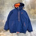 Auburn Starter Zipper Tab Logo Puffer Jacket