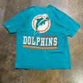 1990s Other Teal Dolphin Graphic T-Shirt