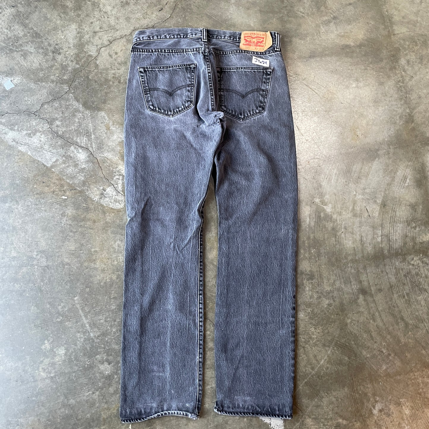 Faded Black Levis 501