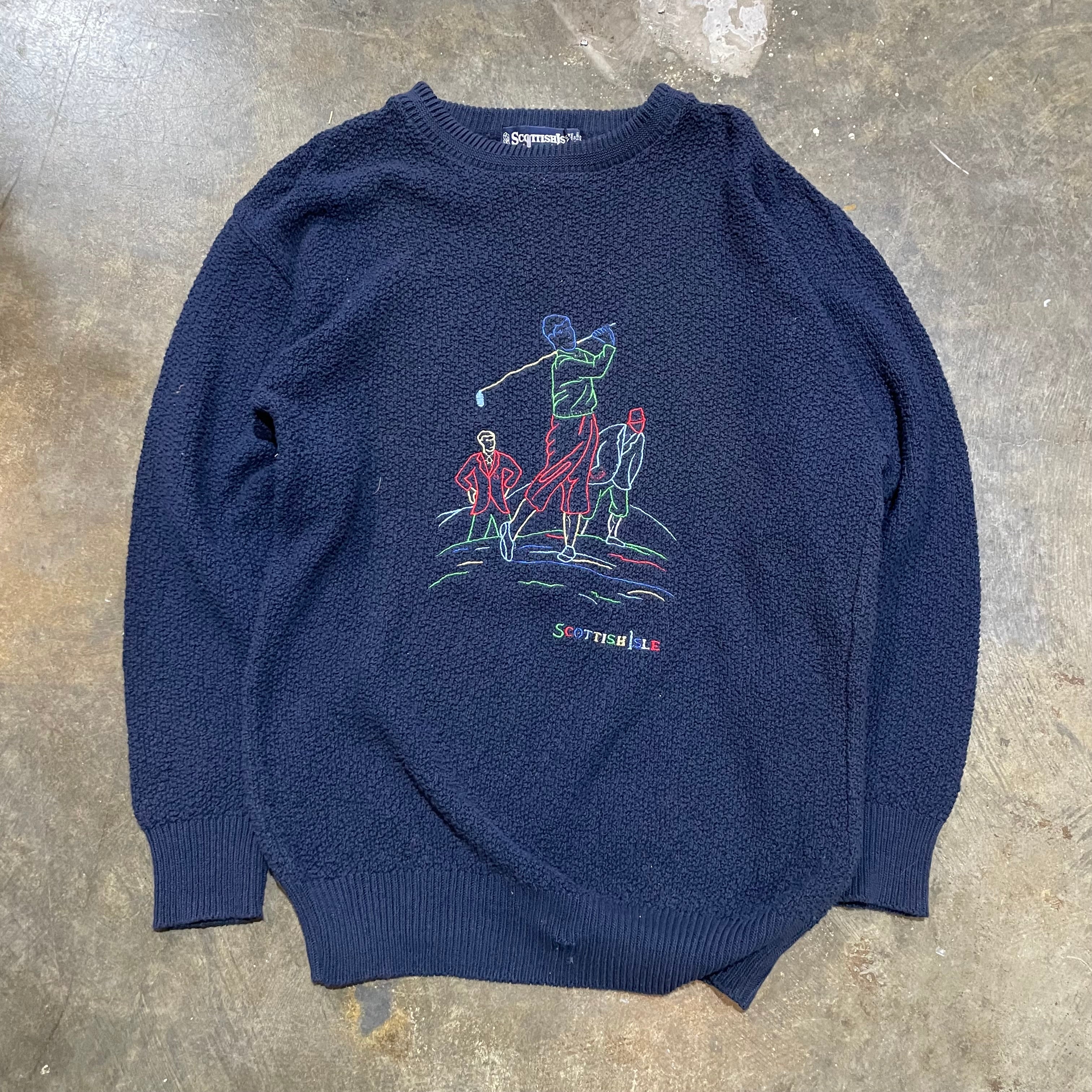 Scottish Isle Knit Golf Sweater