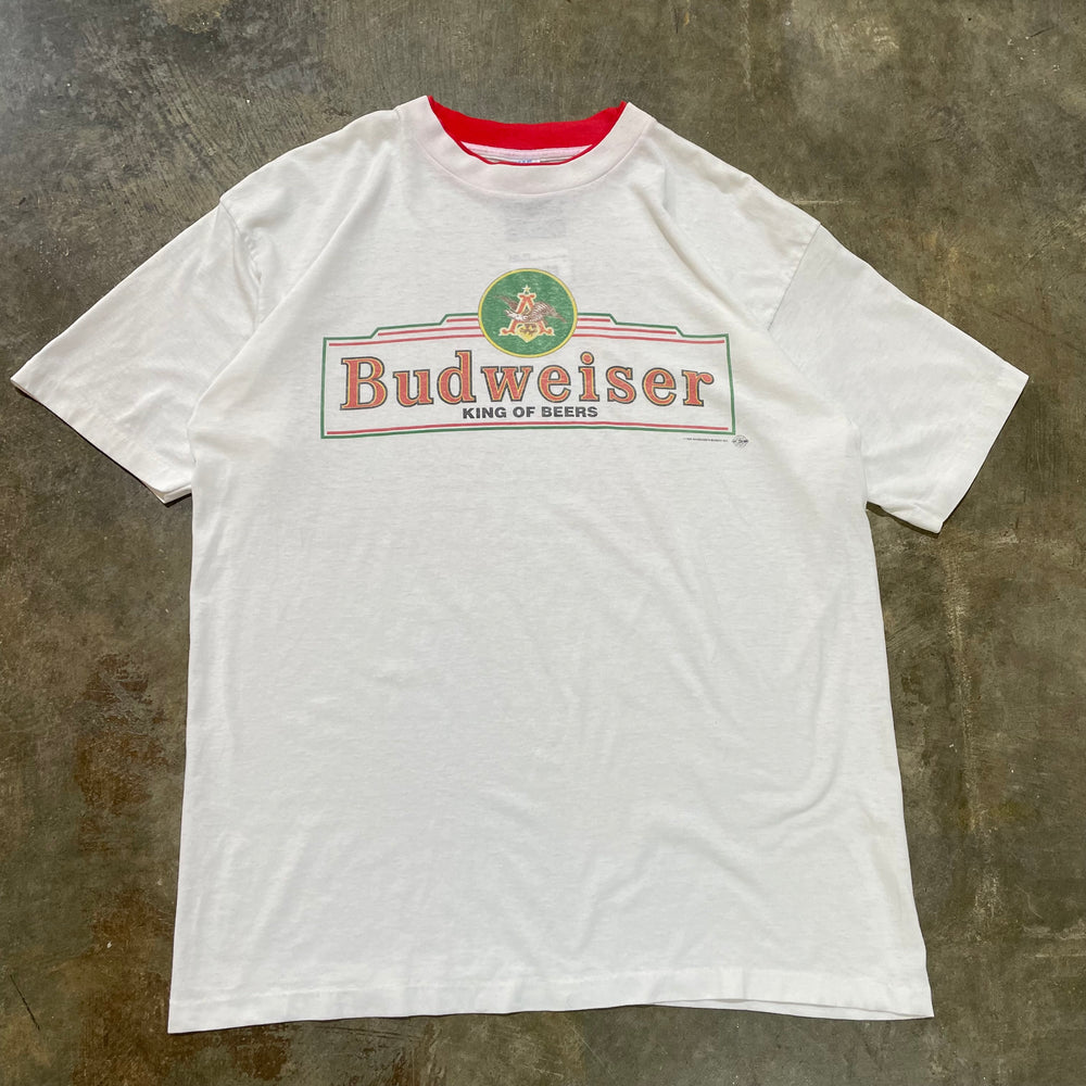 Budweiser King of Beers Red Collar tee