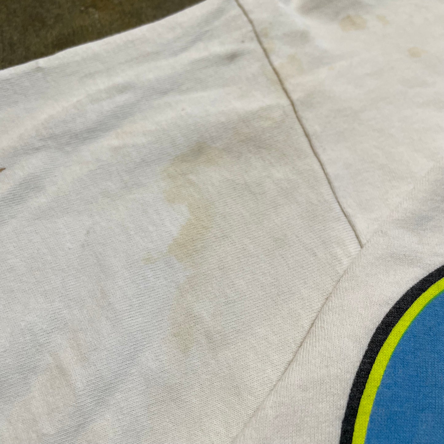 White 1993 Harry Gant Racing Tee