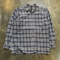 Eastern Mountain sports Flannel Blue Grey