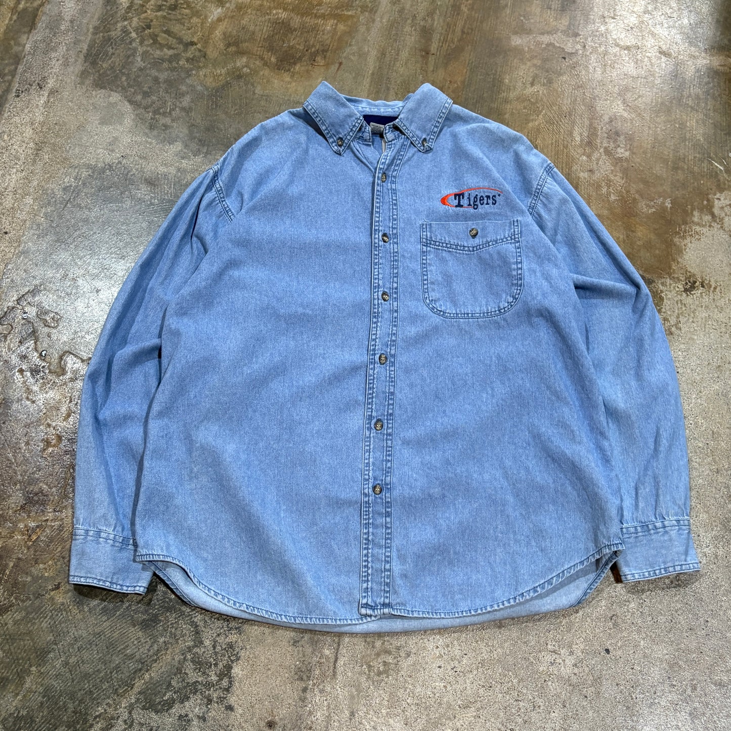 Auburn Denim "Tigers" Button-Up
