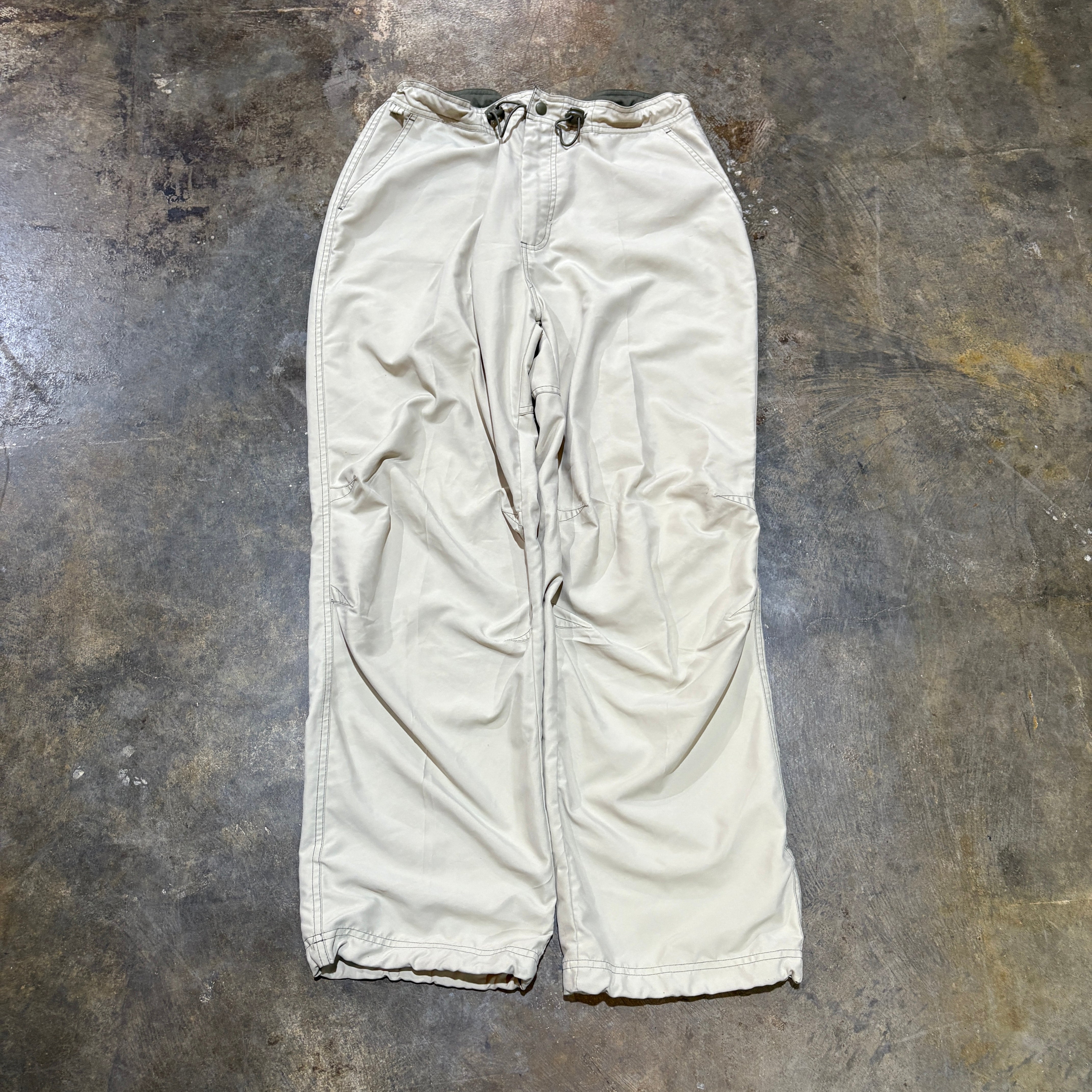 Khaki Gap Nylon Baggy Overpant