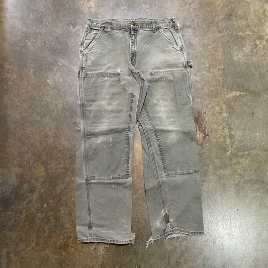 Olive Green Carhartt Double Knee46