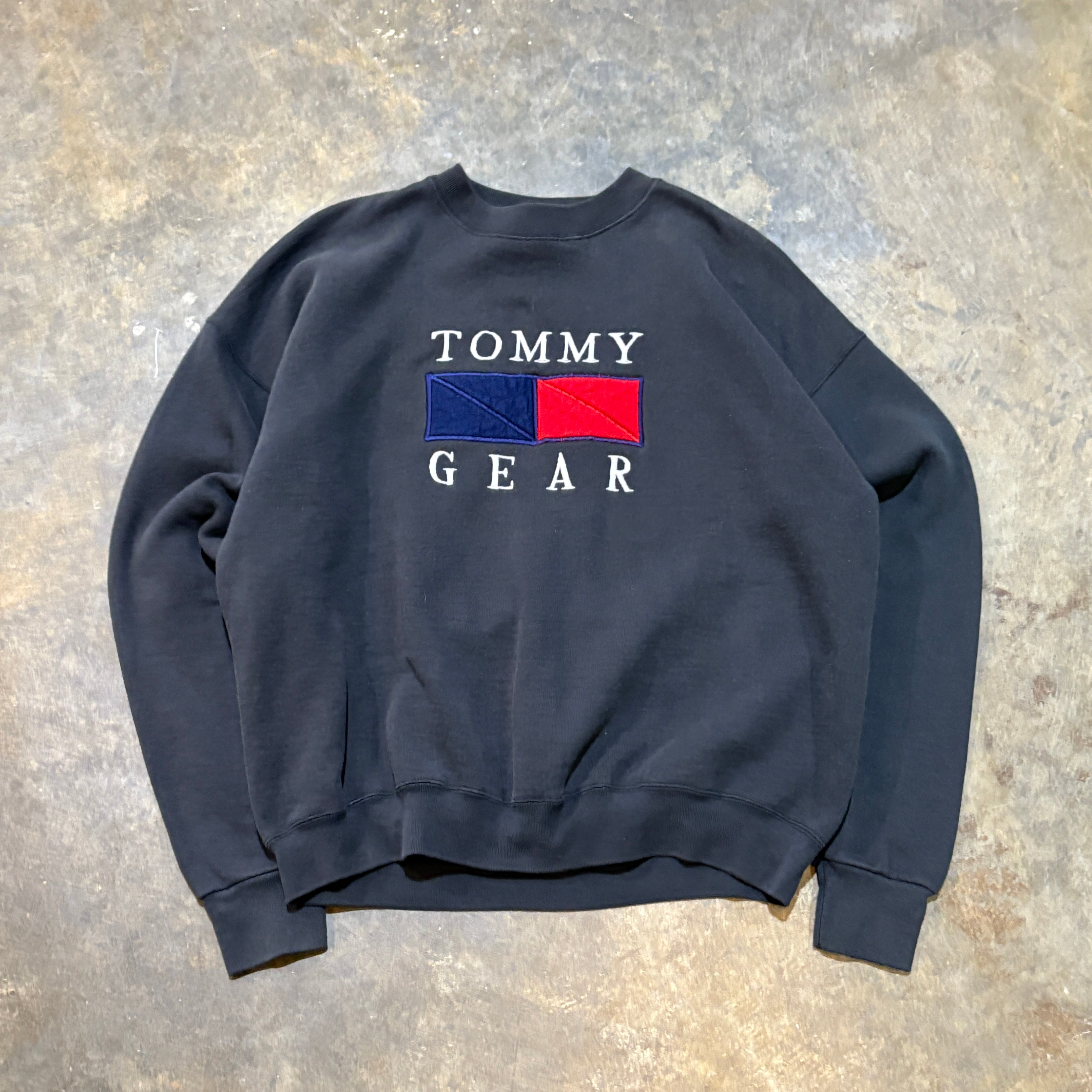 Tommy Gear Black Crewneck