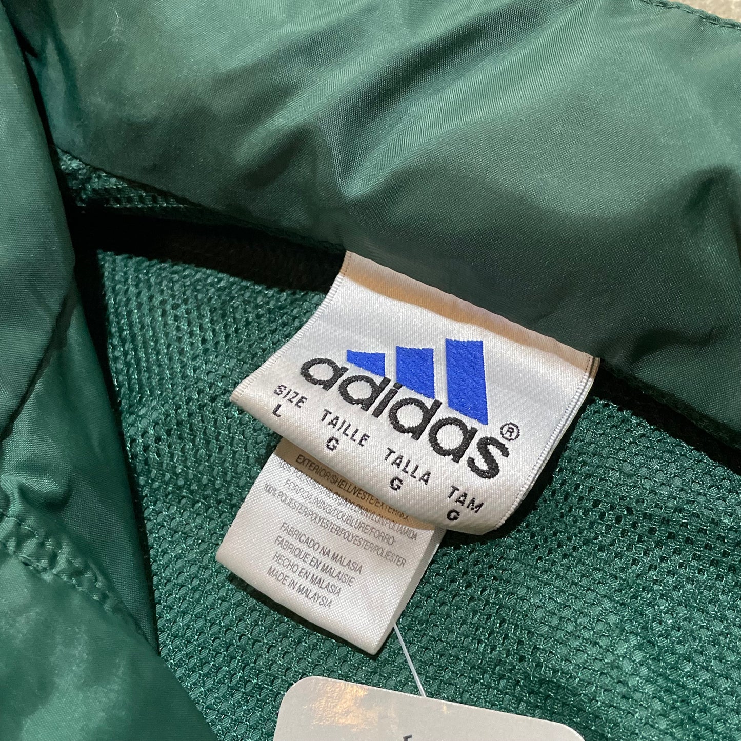 Green Adidas ZIp Up