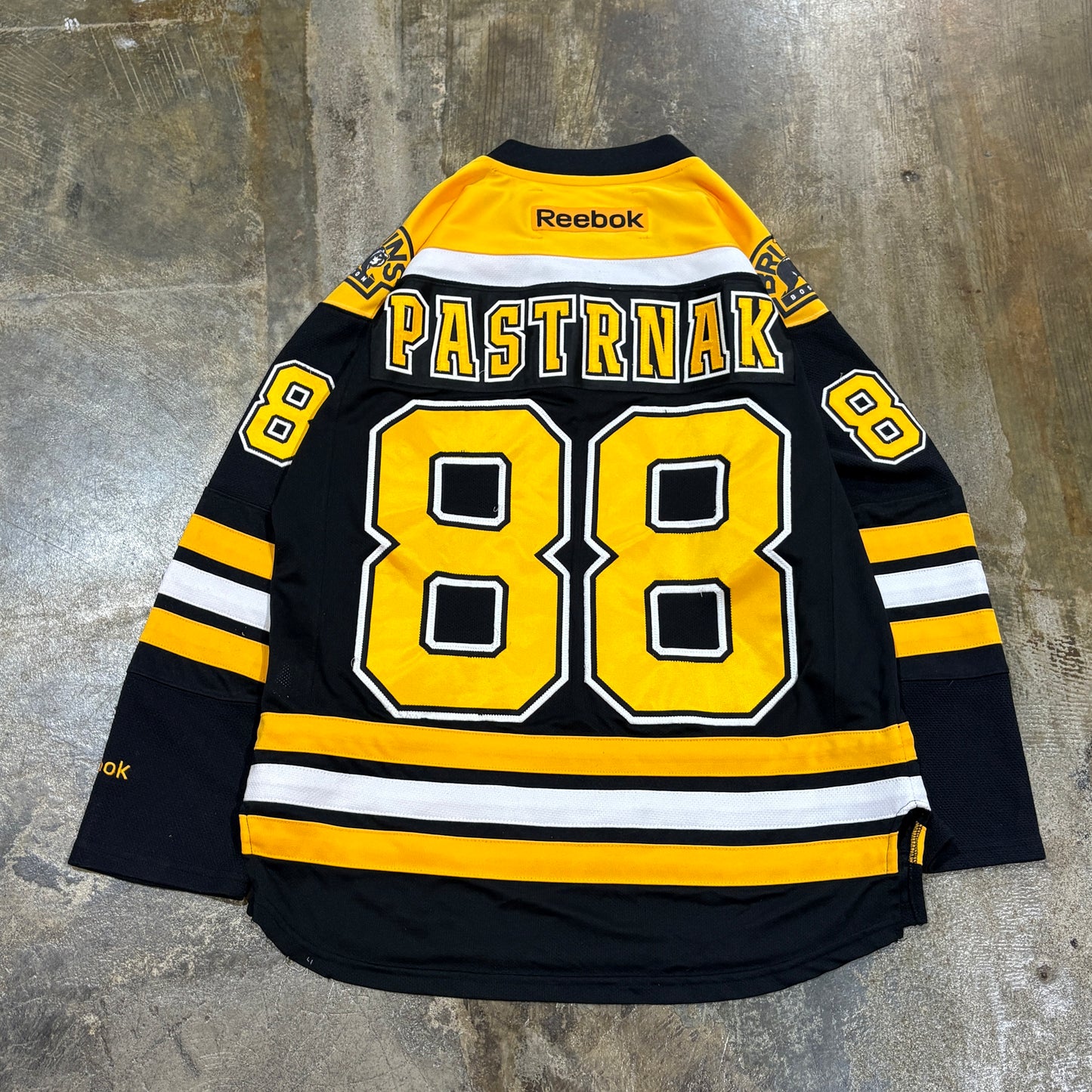 Boston Bruins Hockey Pastrnak Home Jersey