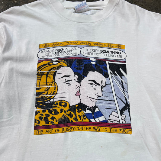The Art of Rugby Comic Tee