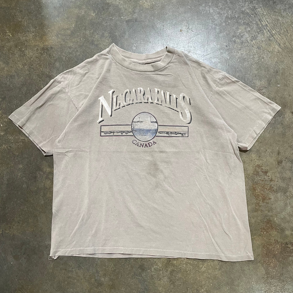 Niagara Falls Faded Tan tee