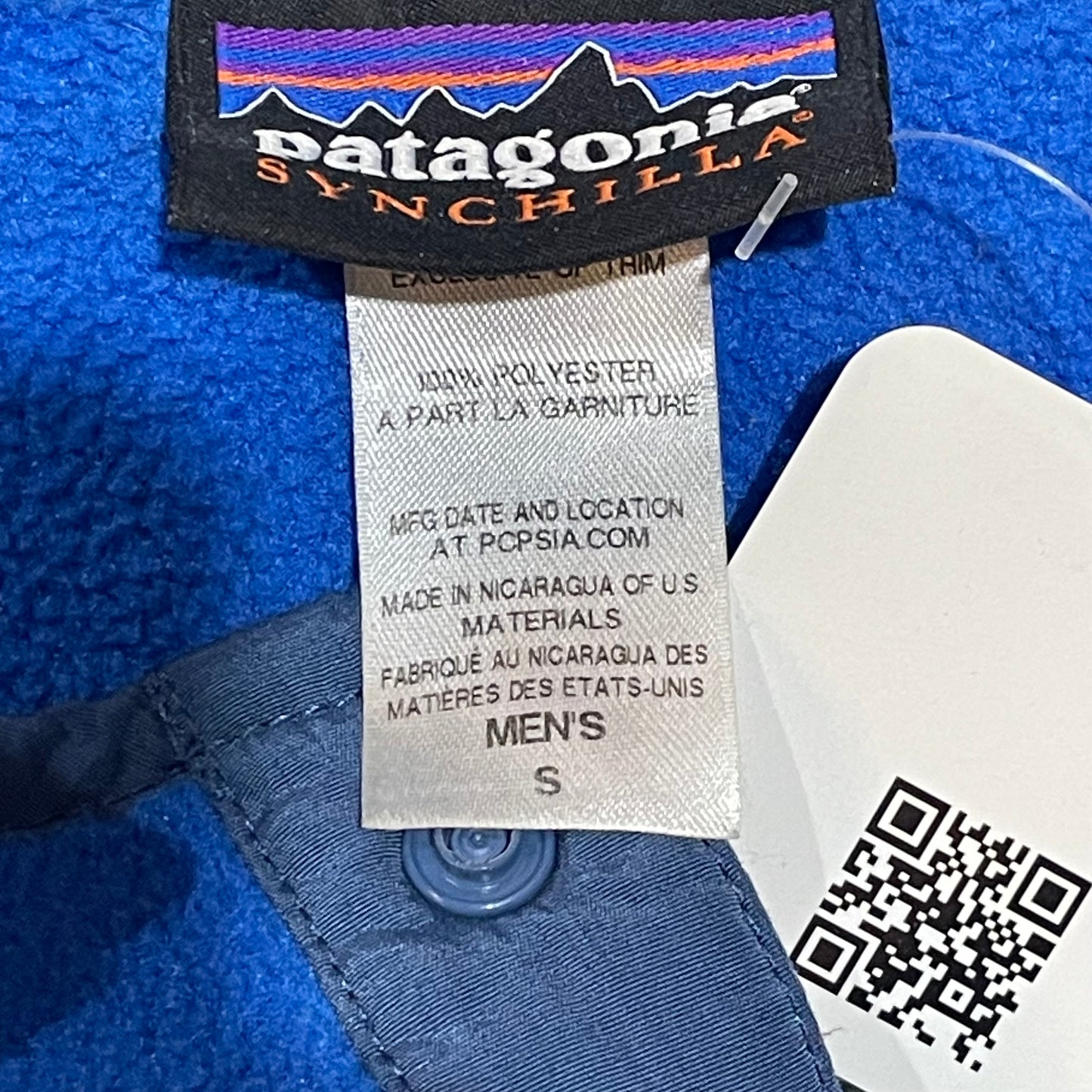 Patagonia Synchilla Blue Sz