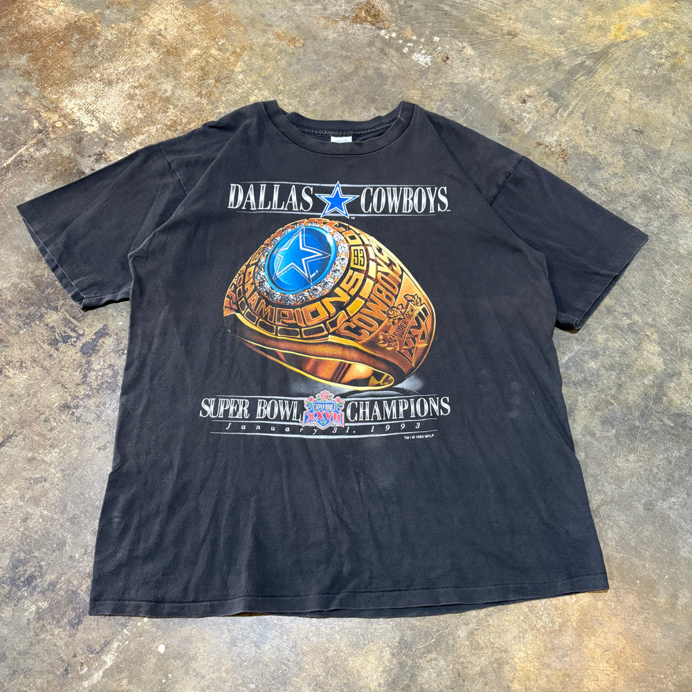 Black 1993 Salem Dallas Cowboys Super Bowl Champions Tee