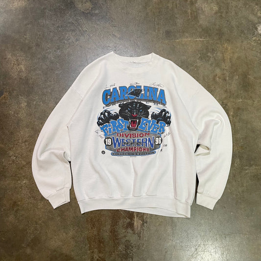 White Carolina Panthers First Ever Crew