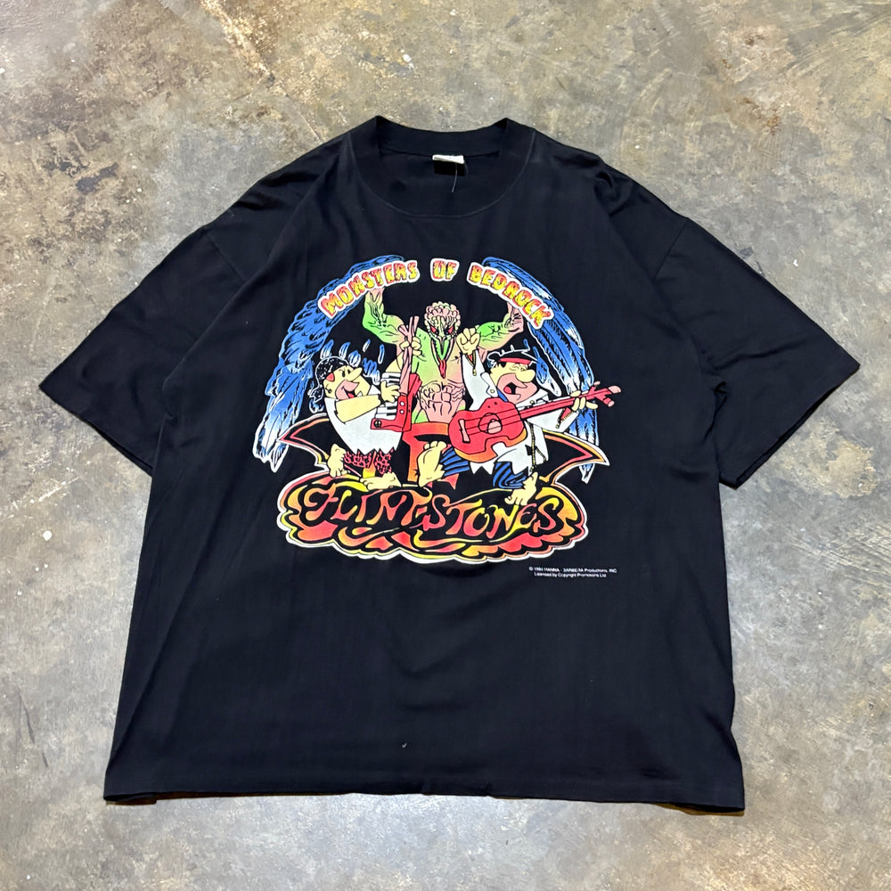 Black Flinstones Band Tee