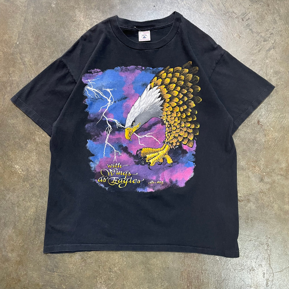 With Wings As Eagles Lightning Tee