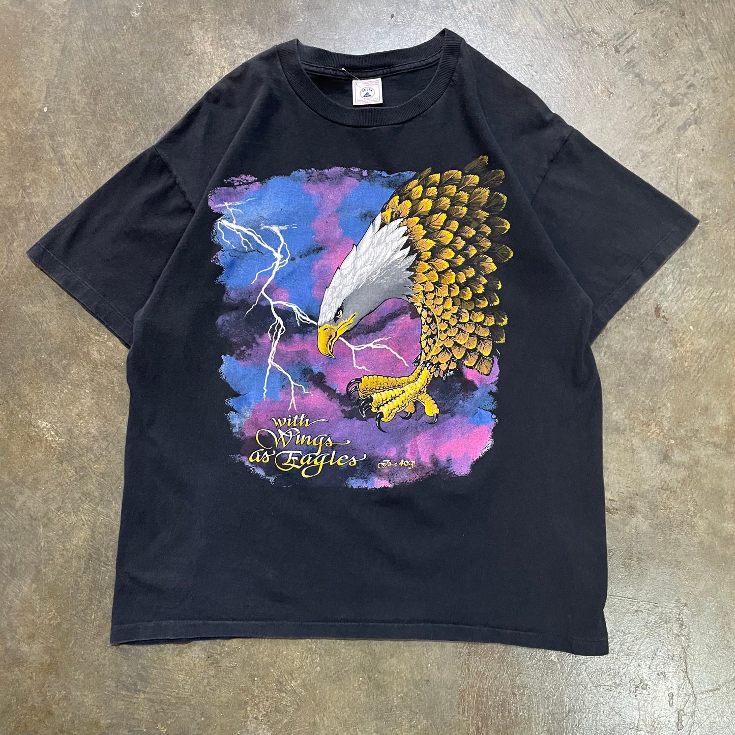 With Wings As Eagles Lightning Tee