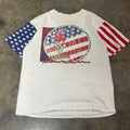 Vintage Atlanta 1996 Olympic Stars and Stripes Sleeves Tee