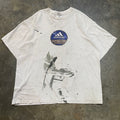 Paint Splatter Adidas White Tee