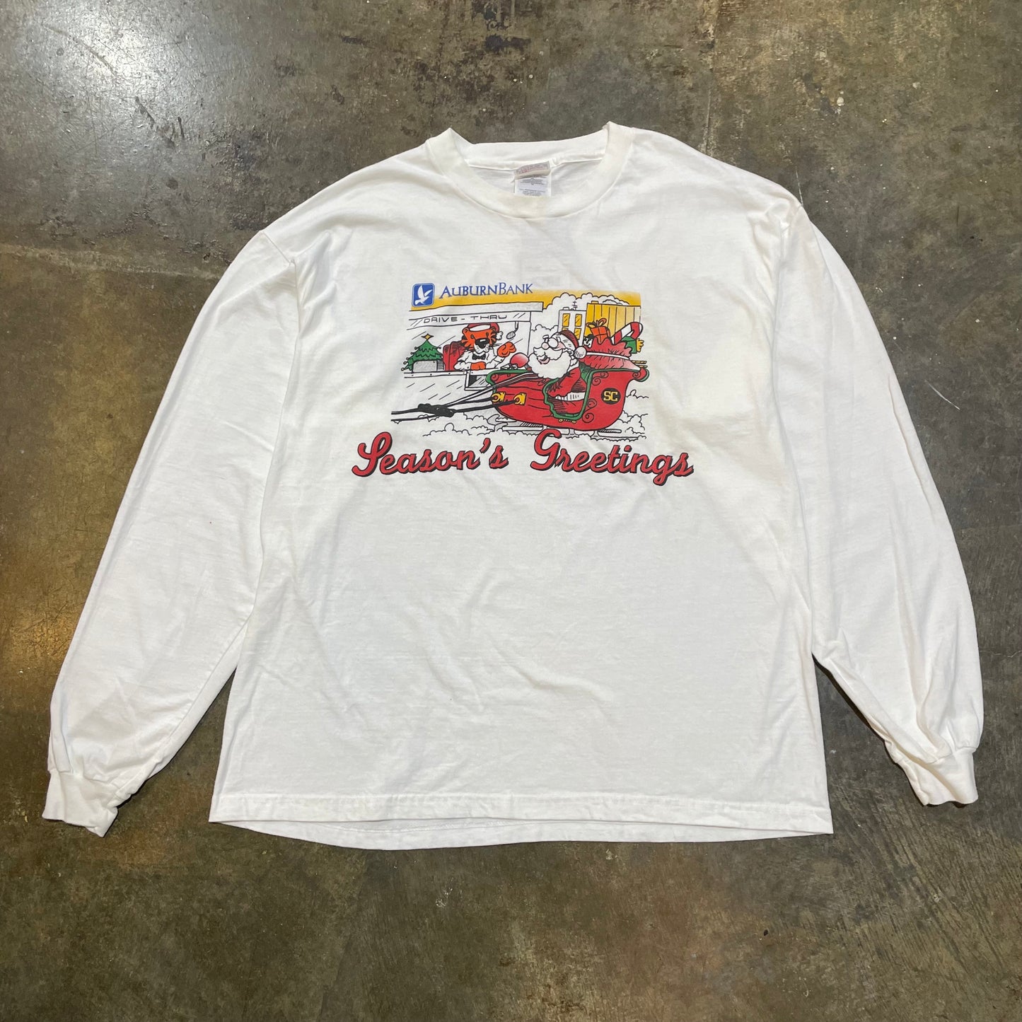 Seasons Greetings Auburn Bank Christmas Tee