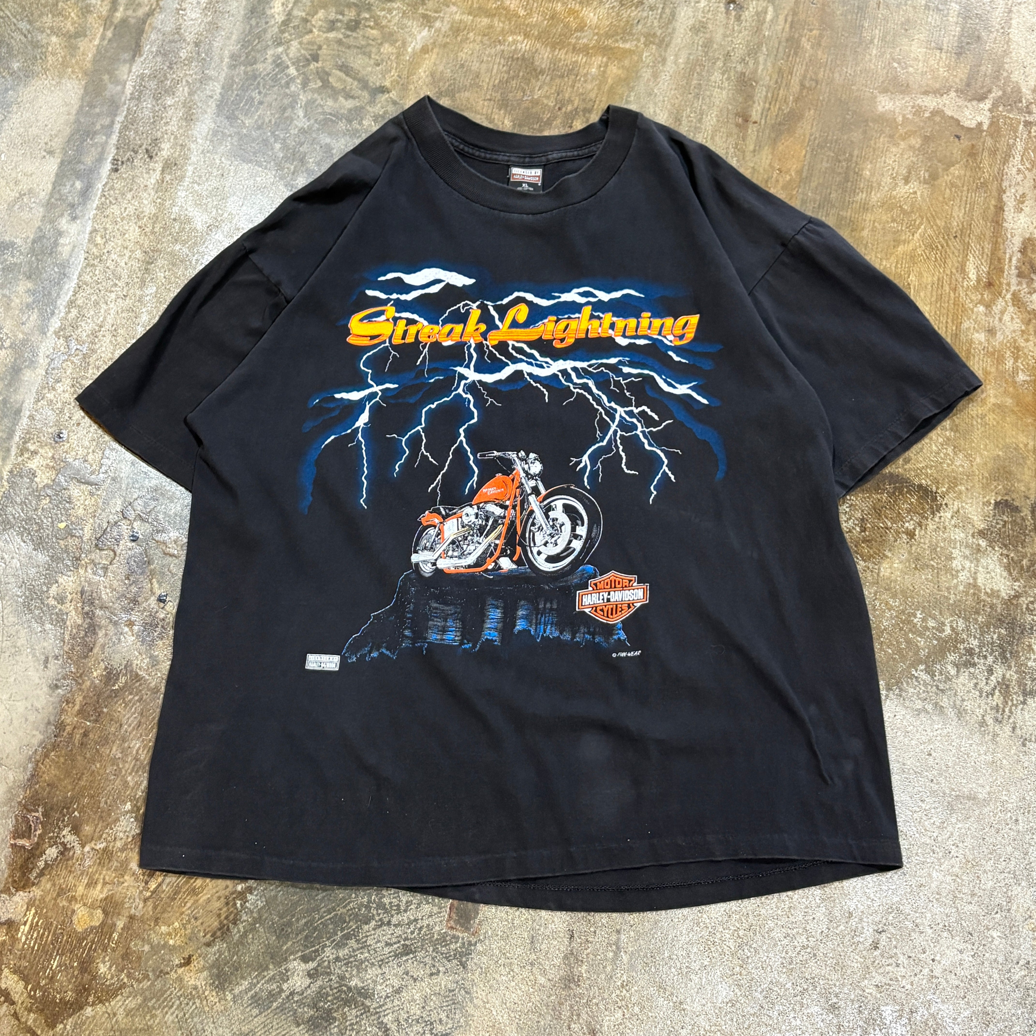 Streak Lightning Harley Davidson Tee