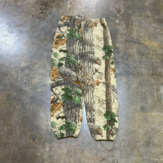 Realtree Camo Fleece Sweatpants Grey