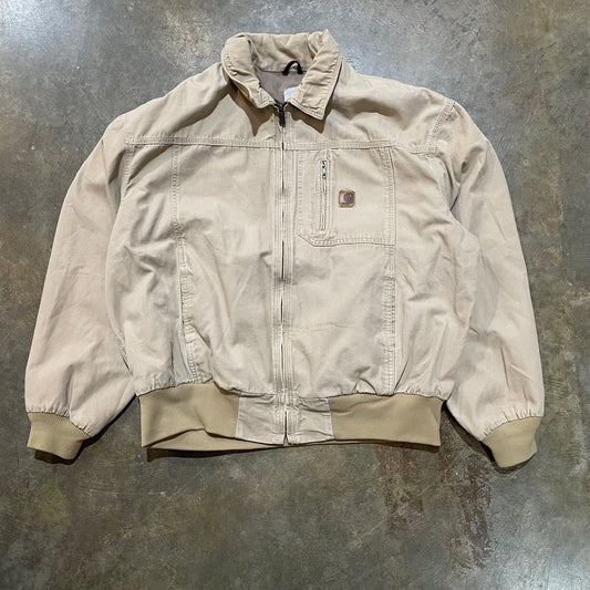 Carhartt Light Tan Zip Up Jacket62
