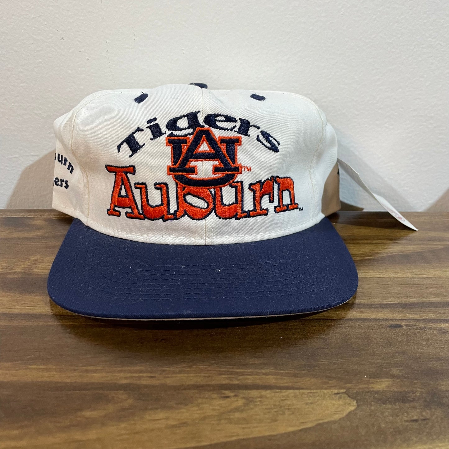 #1 Apparel Auburn Tiger White and Navy Snap