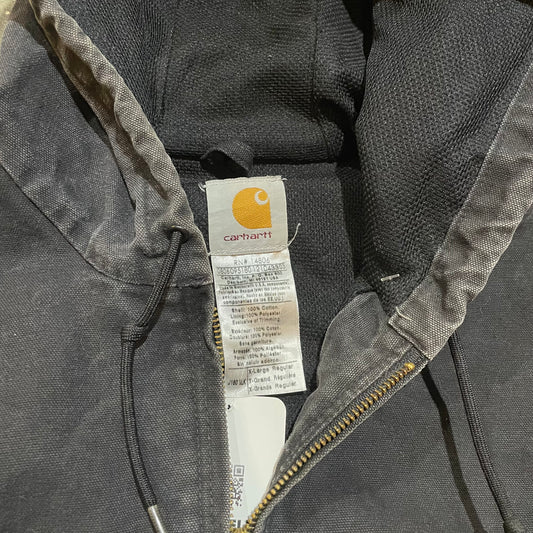 Black Carhartt Hooded Jacket