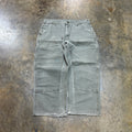 Green Distressed Double Knee Carhartt Pants