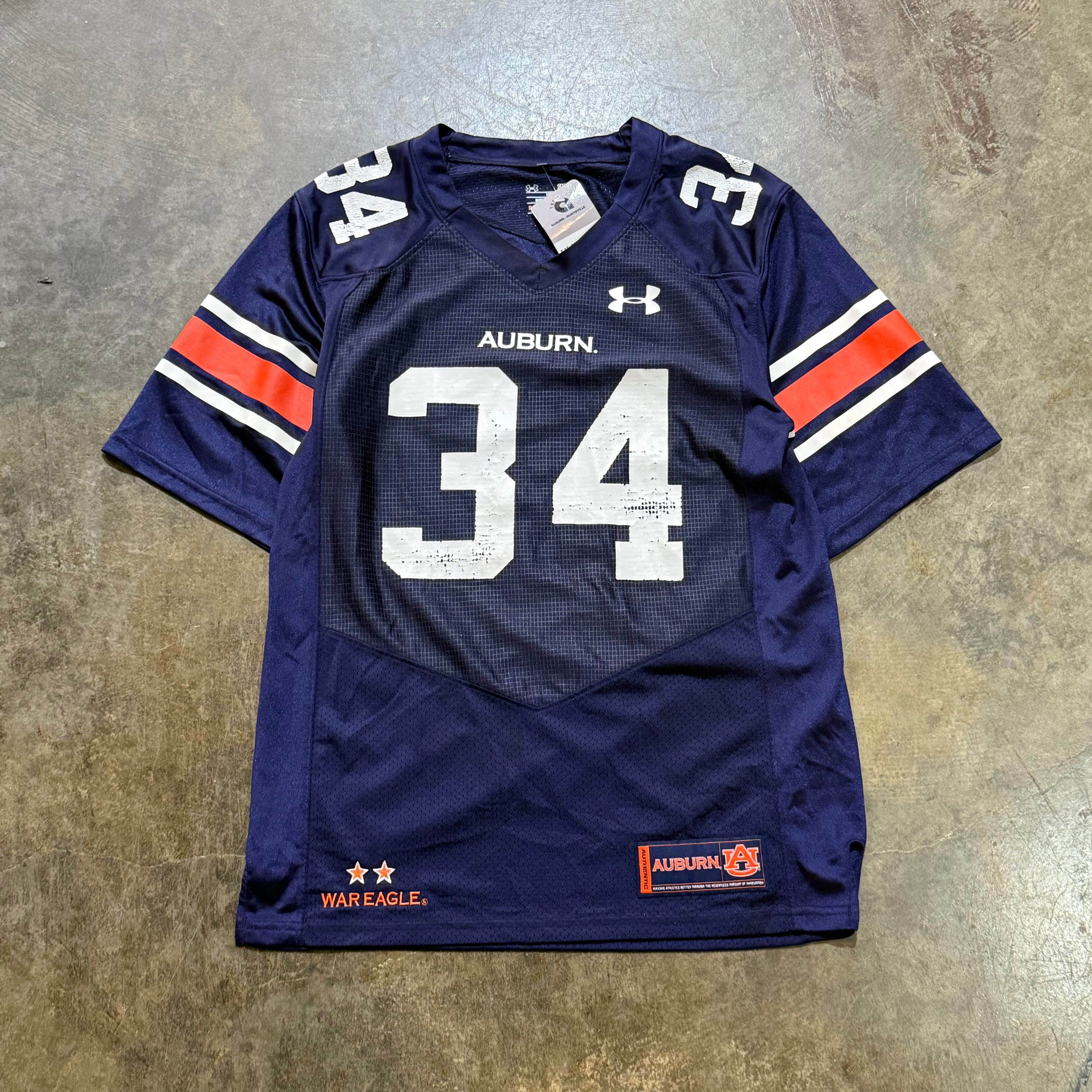 Auburn Navy UA #34 Jersey