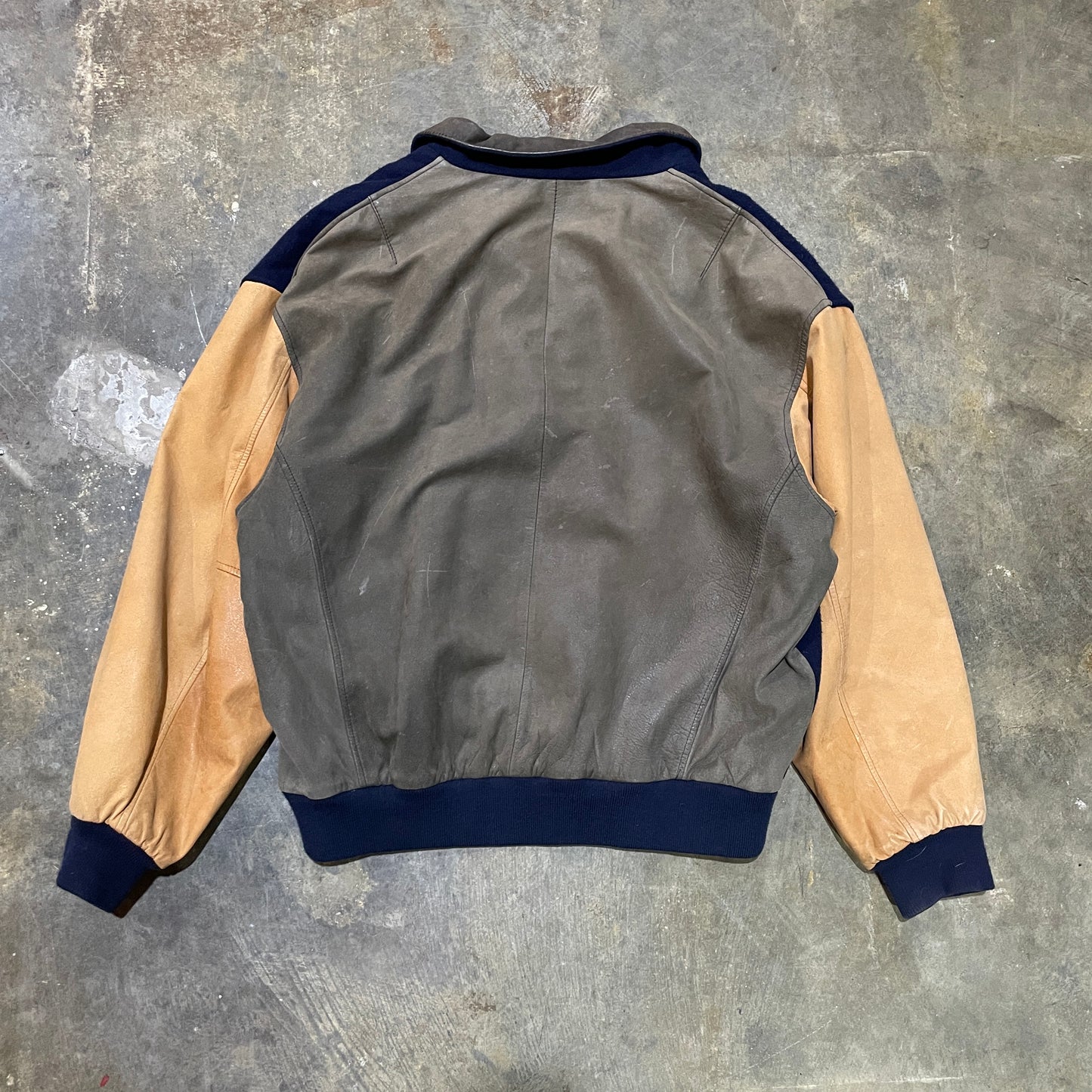 American Eagle Old Navy/Tan Zip-Up Jacket