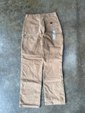 Carhartt Brown Duck Canvas Work Pants (L)