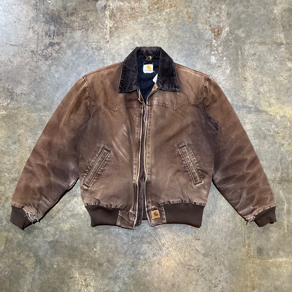 Carhartt Brown Corduroy Collar Santa Fe Jacket 3