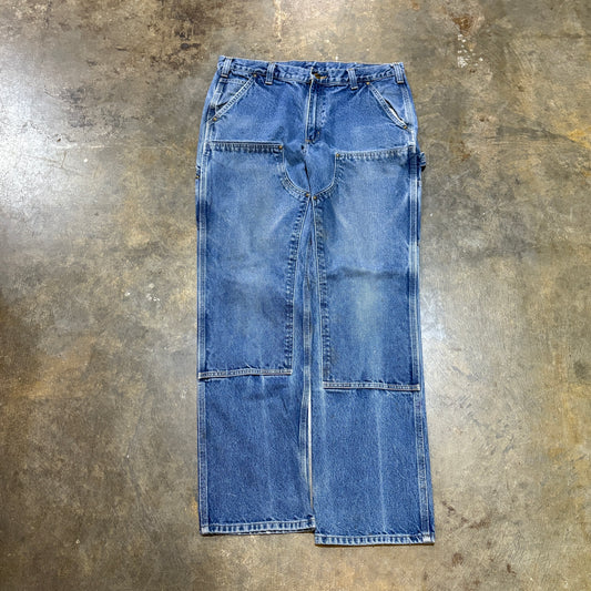 Carhartt Double Knee Dark Blue Jeans